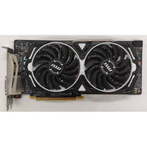 Відеокарта MSI Radeon RX 580 ARMOR OC 8192MB (RX 580 ARMOR 8G OC) (Відновлено продавцем, 863972) купити в Україні: Київ, Львів, Хмельницький, Тернопіль, Івано-Франківськ | Перевірка сумісності, низька ціна, відгуки, характеристики від TELEMART фото