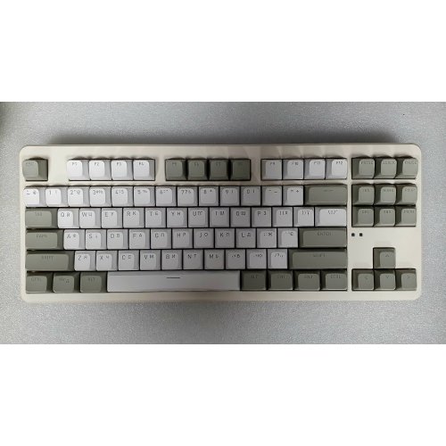 Уцінка клавіатура HATOR Rockfall 3 TKL Aurum Orange Linear Rev.2.0 Wireless (HTK851UA) White (Вітринний зразок, 863974) купити в Україні: Київ, Львів, Хмельницький, Тернопіль, Івано-Франківськ | Низька ціна, відгуки, характеристики від TELEMART фото