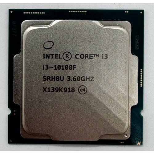 Процессор Intel Core i3-10100F 3.6(4.3)GHz 6MB s1200 Tray (CM8070104291318) (Восстановлено продавцом, 864096) купить в Украине: Киев, Днепр, Харьков, Одесса  | Проверка совместимости, низкая цена, отзывы, характеристики от TELEMART фото