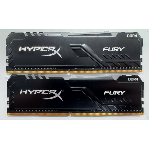 Озп HyperX DDR4 16GB (2x8GB) 3200Mhz Fury RGB (HX432C16FB3AK2/16) (Відновлено продавцем, 864102) купити в Україні: Київ, Львів, Хмельницький, Тернопіль, Івано-Франківськ | Перевірка сумісності, низька ціна, відгуки, характеристики від TELEMART фото