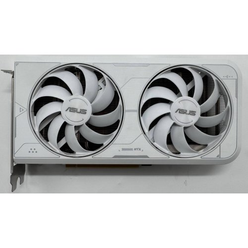 Видеокарта Asus GeForce RTX 3060 Ti Dual OC 8192MB (DUAL-RTX3060TI-O8GD6X-WHITE) (Восстановлено продавцом, 864115) купить в Украине: Киев, Днепр, Харьков, Одесса  | Проверка совместимости, низкая цена, отзывы, характеристики от TELEMART фото
