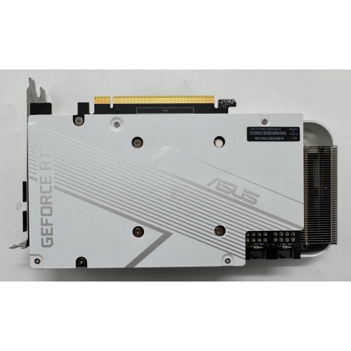 Видеокарта Asus GeForce RTX 3060 Ti Dual OC 8192MB (DUAL-RTX3060TI-O8GD6X-WHITE) (Восстановлено продавцом, 864115) купить в Украине: Киев, Днепр, Харьков, Одесса  | Проверка совместимости, низкая цена, отзывы, характеристики от TELEMART фото