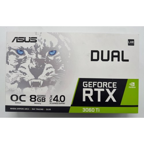Видеокарта Asus GeForce RTX 3060 Ti Dual OC 8192MB (DUAL-RTX3060TI-O8GD6X-WHITE) (Восстановлено продавцом, 864115) купить в Украине: Киев, Днепр, Харьков, Одесса  | Проверка совместимости, низкая цена, отзывы, характеристики от TELEMART фото