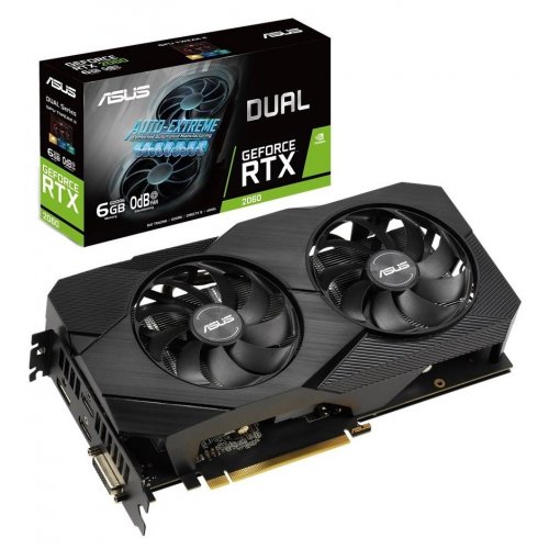 Відеокарта Asus GeForce RTX 2060 Dual Evo 6144MB (DUAL-RTX2060-6G-EVO) (Відновлено продавцем, 864120) купити в Україні: Київ, Львів, Хмельницький, Тернопіль, Івано-Франківськ | Перевірка сумісності, низька ціна, відгуки, характеристики від TELEMART фото