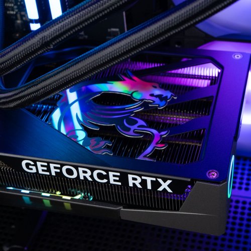 Комп'ютер Dragon Lucky Nyx Powered_by MSI (RTX 5080+R7 7800X3D) Black купити в Україні: Київ, Львів, Хмельницький, Тернопіль, Івано-Франківськ | Низька ціна, відгуки, характеристики від TELEMART фото