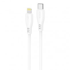 Кабель Proove Simple Silicone USB Type-C to Lightning 27W 1m (CCSS27002102) White