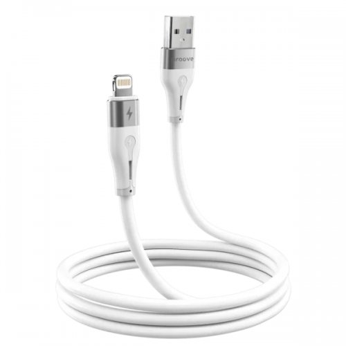 Кабель Proove Soft Silicone USB to Lightning 2.4A 1m (CCSO20001102) White купить в Украине: Киев, Днепр, Харьков, Одесса  | Низкая цена, отзывы, характеристики от TELEMART фото