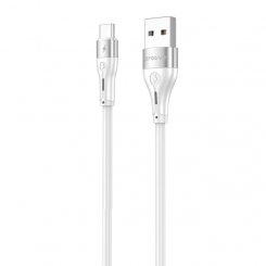 Кабель Proove Soft Silicone USB to USB Type-C 3A 1m (CCSO20001202) White