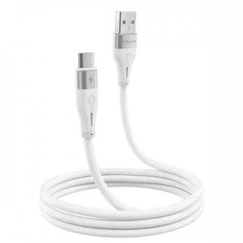 Кабель Proove Soft Silicone USB to USB Type-C 3A 1m (CCSO20001202) White купить в Украине: Киев, Днепр, Харьков, Одесса  | Низкая цена, отзывы, характеристики от TELEMART фото
