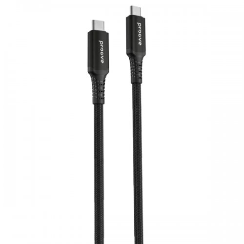 Кабель Proove Speed Line USB Type-C to USB Type-С 240W 1m (CCSL60002201) Black купить в Украине: Киев, Днепр, Харьков, Одесса  | Низкая цена, отзывы, характеристики от TELEMART фото