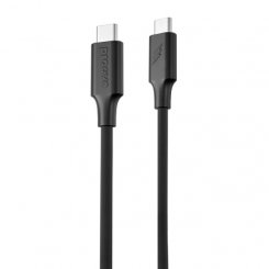 Кабель Proove Striped Silicone USB Type-C to USB Type-C 60W 1m (CCSS60002201) Black