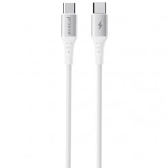 Кабель Proove WireX USB Type-C to USB Type-C 60W 1m (CCWX60002202) White