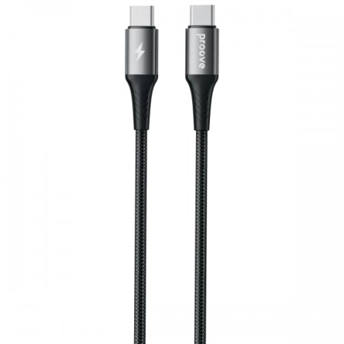 Кабель Proove WireX Pro USB Type-C to USB Type-C 100W 1.5m (CCWX11002201) Black купить в Украине: Киев, Днепр, Харьков, Одесса  | Низкая цена, отзывы, характеристики от TELEMART фото