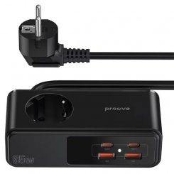 Сетевой фильтр Proove Homester Pro 1.5 м 1 розетка + 2 x USB + 2 x USB Type-C (PSHP25002201) Black
