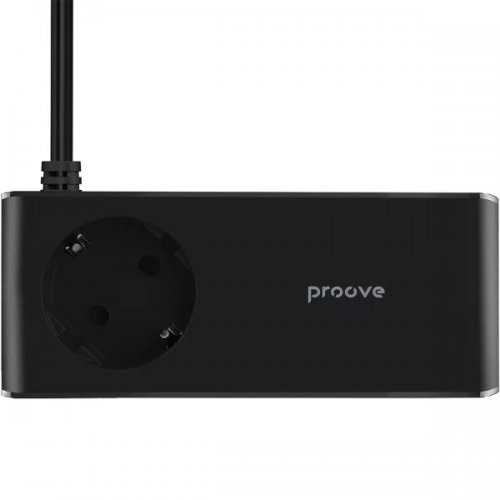 Сетевой фильтр Proove Homester Pro 1.5 м 1 розетка + 2 x USB + 2 x USB Type-C (PSHP25002201) Black купить в Украине: Киев, Днепр, Харьков, Одесса  | Низкая цена, отзывы, характеристики от TELEMART фото
