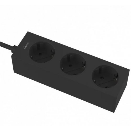 Сетевой фильтр Proove Magnet Strip 1.6 м 3 розетки (PSMS25000001) Black купить в Украине: Киев, Днепр, Харьков, Одесса  | Низкая цена, отзывы, характеристики от TELEMART фото