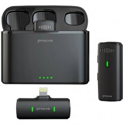 Бездротовий петличний мікрофон Proove Demo Lightning (PMDM00010102) Black