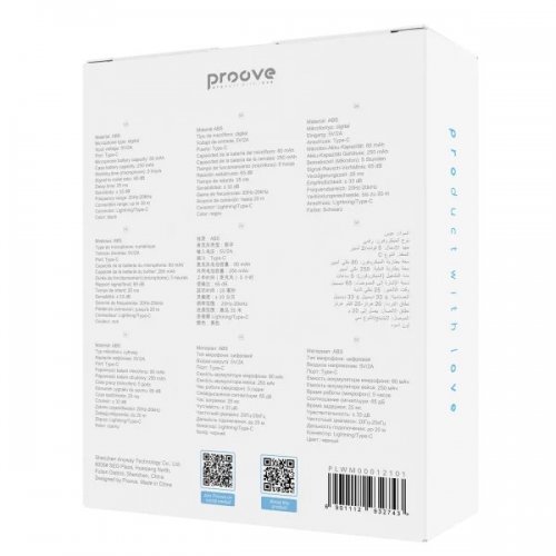 Бездротовий петличний мікрофон Proove Live (PLWM00012101) Black купити в Україні: Київ, Львів, Хмельницький, Тернопіль, Івано-Франківськ | Низька ціна, відгуки, характеристики від TELEMART фото