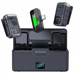 Бездротовий петличний мікрофон Proove Ripple (PRWM00002001) Black