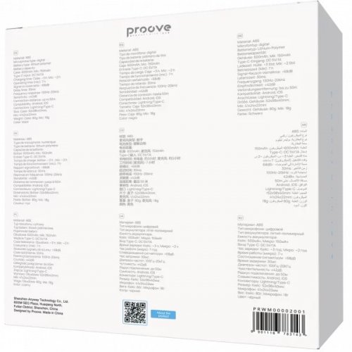 Бездротовий петличний мікрофон Proove Ripple (PRWM00002001) Black купити в Україні: Київ, Львів, Хмельницький, Тернопіль, Івано-Франківськ | Низька ціна, відгуки, характеристики від TELEMART фото