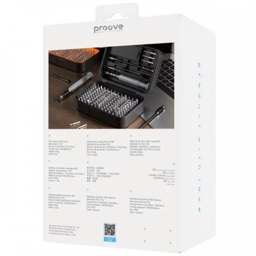 Многофункциональный набор отверток Proove Fixer 150 in 1 (MTSF15000001) Black купить в Украине: Киев, Днепр, Харьков, Одесса  | Низкая цена, отзывы, характеристики от TELEMART фото