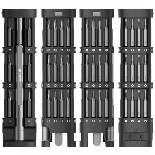 Многофункциональный набор отверток Proove Fixer 46 in 1 (MTSF46000003) Gray купить в Украине: Киев, Днепр, Харьков, Одесса  | Низкая цена, отзывы, характеристики от TELEMART фото