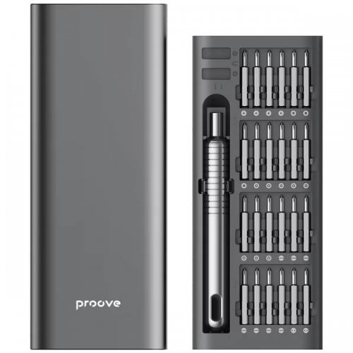 Многофункциональный набор отверток Proove Fixer 51 in 1 (MTSF51000003) Gray купить в Украине: Киев, Днепр, Харьков, Одесса  | Низкая цена, отзывы, характеристики от TELEMART фото