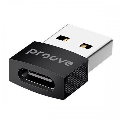 Переходник Proove Extension USB Type-C to USB (HBEX00012001) Black купить в Украине: Киев, Днепр, Харьков, Одесса  | Низкая цена, отзывы, характеристики от TELEMART фото