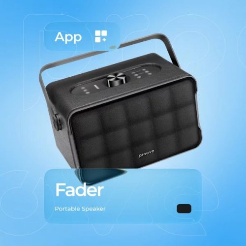 Портативна акустика Proove Fader 80W (PSFD8018AP01) Black купити в Україні: Київ, Львів, Хмельницький, Тернопіль, Івано-Франківськ | Низька ціна, відгуки, характеристики від TELEMART фото