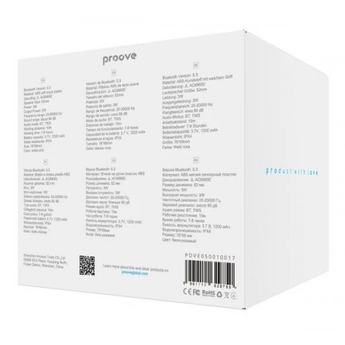 Портативна акустика Proove Velvet 3W (PDVE050010017) Pink купити в Україні: Київ, Львів, Хмельницький, Тернопіль, Івано-Франківськ | Низька ціна, відгуки, характеристики від TELEMART фото