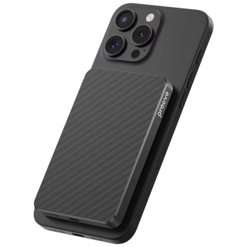 Powerbank Proove Carbon Slim 5000mAh 20W (PBCS20010001) Black купить в Украине: Киев, Днепр, Харьков, Одесса  | Низкая цена, отзывы, характеристики от TELEMART фото