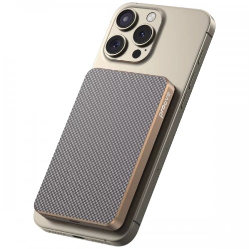 Powerbank Proove Carbon Slim 5000mAh 20W (PBCS20010050) Sunflare купити в Україні: Київ, Львів, Хмельницький, Тернопіль, Івано-Франківськ | Низька ціна, відгуки, характеристики від TELEMART фото