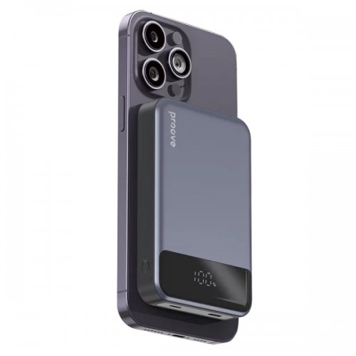 Powerbank Proove Hoodman Magnetic 10000mAh 20W (PBH120010003) Gray купить в Украине: Киев, Днепр, Харьков, Одесса  | Низкая цена, отзывы, характеристики от TELEMART фото