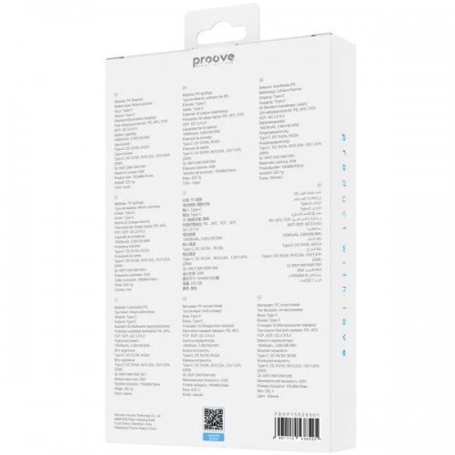 Powerbank Proove Hyperion 10000mAh 20W (PBHN15020001) Black купить в Украине: Киев, Днепр, Харьков, Одесса  | Низкая цена, отзывы, характеристики от TELEMART фото