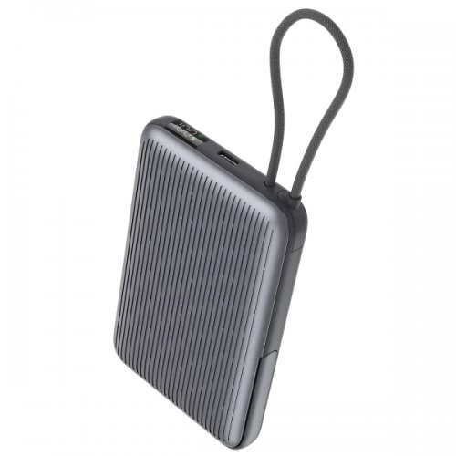 Powerbank Proove Moon Rock 2 in 1 10000mAh 22.5W (PBR122012105) Gray купити в Україні: Київ, Львів, Хмельницький, Тернопіль, Івано-Франківськ | Низька ціна, відгуки, характеристики від TELEMART фото