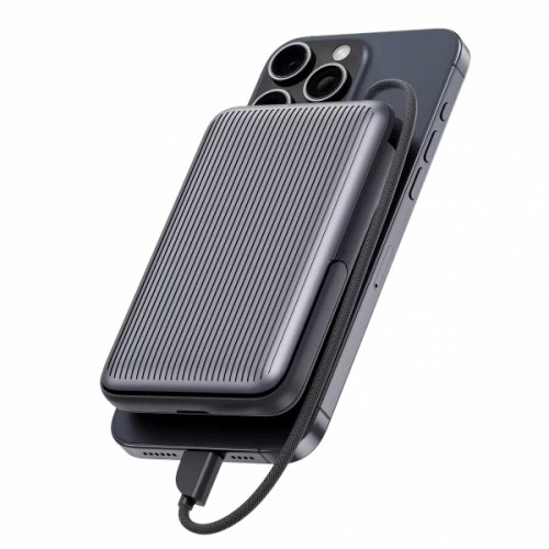 Powerbank Proove Moon Rock 2 in 1 10000mAh 22.5W (PBR122012105) Gray купити в Україні: Київ, Львів, Хмельницький, Тернопіль, Івано-Франківськ | Низька ціна, відгуки, характеристики від TELEMART фото