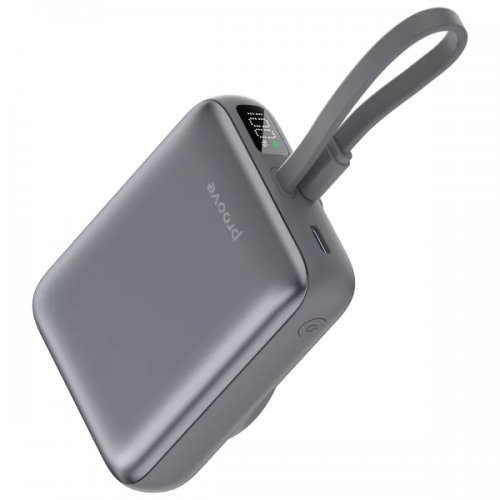 Powerbank Proove Neutron 10000mAh 22.5W (PBNE22022203) Gray купити в Україні: Київ, Львів, Хмельницький, Тернопіль, Івано-Франківськ | Низька ціна, відгуки, характеристики від TELEMART фото