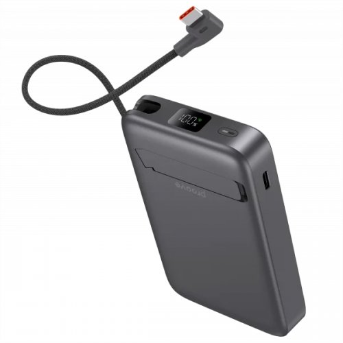 Powerbank Proove OverPower 10000mAh 35W Qi2 (PBOP35012105) Gray купити в Україні: Київ, Львів, Хмельницький, Тернопіль, Івано-Франківськ | Низька ціна, відгуки, характеристики від TELEMART фото