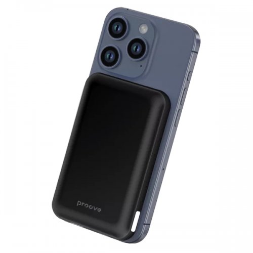 Powerbank Proove Vibe Energy Plus 10000mAh 22.5W (PBVE15012203) Black купити в Україні: Київ, Львів, Хмельницький, Тернопіль, Івано-Франківськ | Низька ціна, відгуки, характеристики від TELEMART фото
