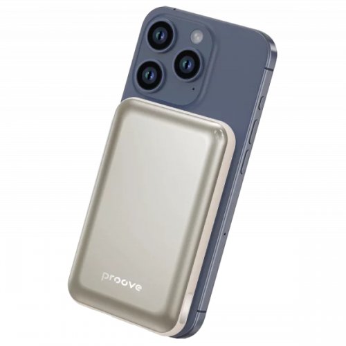 Powerbank Proove Vibe Energy Plus 10000mAh 22.5W (PBVE15012213) Gold купити в Україні: Київ, Львів, Хмельницький, Тернопіль, Івано-Франківськ | Низька ціна, відгуки, характеристики від TELEMART фото