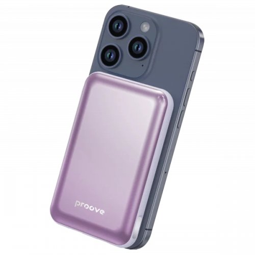 Powerbank Proove Vibe Energy Plus 10000mAh 22.5W (PBVE15012209) Purple купити в Україні: Київ, Львів, Хмельницький, Тернопіль, Івано-Франківськ | Низька ціна, відгуки, характеристики від TELEMART фото