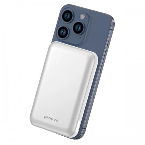 Powerbank Proove Vibe Energy Plus 10000mAh 22.5W (PBVE15012206) Silver/White купити в Україні: Київ, Львів, Хмельницький, Тернопіль, Івано-Франківськ | Низька ціна, відгуки, характеристики від TELEMART фото