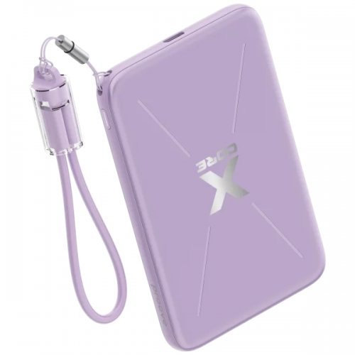 Powerbank Proove X-Core 5000mAh 20W (PNXC20010009) Purple купити в Україні: Київ, Львів, Хмельницький, Тернопіль, Івано-Франківськ | Низька ціна, відгуки, характеристики від TELEMART фото