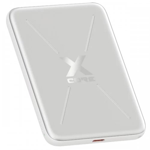 Powerbank Proove X-Core 5000mAh 20W (PNXC20010006) Silver/White купити в Україні: Київ, Львів, Хмельницький, Тернопіль, Івано-Франківськ | Низька ціна, відгуки, характеристики від TELEMART фото