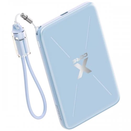 Powerbank Proove X-Core 5000mAh 20W (PNXC20010008) Sky Blue купити в Україні: Київ, Львів, Хмельницький, Тернопіль, Івано-Франківськ | Низька ціна, відгуки, характеристики від TELEMART фото
