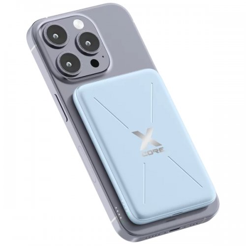 Powerbank Proove X-Core 5000mAh 20W (PNXC20010008) Sky Blue купити в Україні: Київ, Львів, Хмельницький, Тернопіль, Івано-Франківськ | Низька ціна, відгуки, характеристики від TELEMART фото
