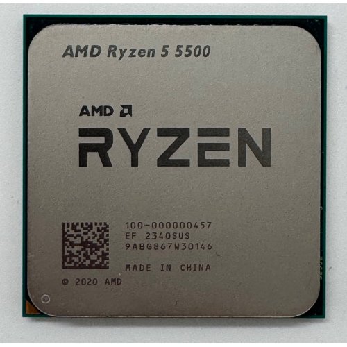 Процессор AMD Ryzen 5 5500 3.6(4.2)GHz 16MB sAM4 Box (100-100000457BOX) (Восстановлено продавцом, 864448) купить в Украине: Киев, Днепр, Харьков, Одесса  | Проверка совместимости, низкая цена, отзывы, характеристики от TELEMART фото
