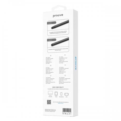 Стілус Proove Stylus Pen Magic Wand SP-01 (STS100000001) Black купити в Україні: Київ, Львів, Хмельницький, Тернопіль, Івано-Франківськ | Низька ціна, відгуки, характеристики від TELEMART фото