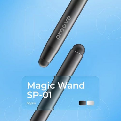 Стілус Proove Stylus Pen Magic Wand SP-01 (STS100000001) Black купити в Україні: Київ, Львів, Хмельницький, Тернопіль, Івано-Франківськ | Низька ціна, відгуки, характеристики від TELEMART фото