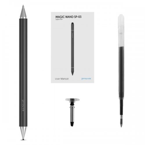 Стилус Proove Stylus Magic Wand SP-03 (STS300000001) Black купить в Украине: Киев, Днепр, Харьков, Одесса  | Низкая цена, отзывы, характеристики от TELEMART фото